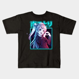 Aqours' Sunshine Heroes Love! Tee Kids T-Shirt